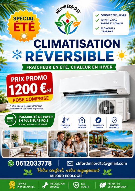 Climatiseur réversible